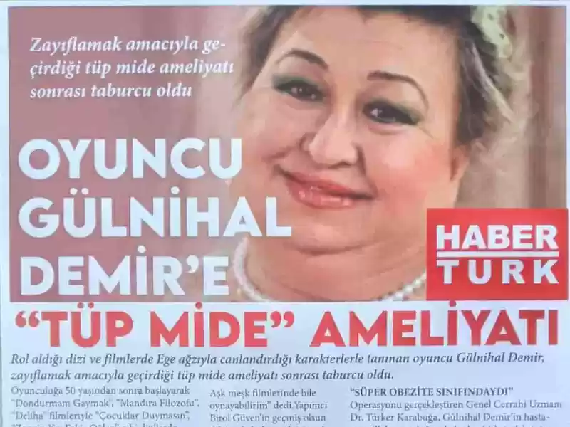 Gülnihal Demir Tüp Mide - Basılı Medya